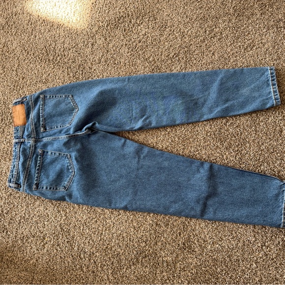 Zara Women's Classic Blue Straight Leg Jeans - Picture 5 of 6